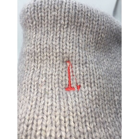 Pottery Barn Kids Natural Fair Isle Train Wool Christmas Xmas Stocking Imperfect - Picture 11 of 12